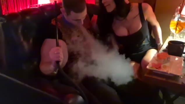 Hands of Bazooka Smokes Hookah While the Girl Sucks His Cigar – Leaked Porn