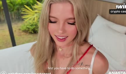 Charming Russian babe never says no to a hard cock