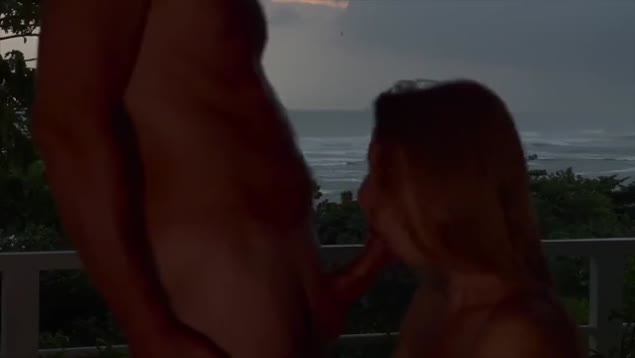 Went Out on the Balcony So She Could Suck My Cock